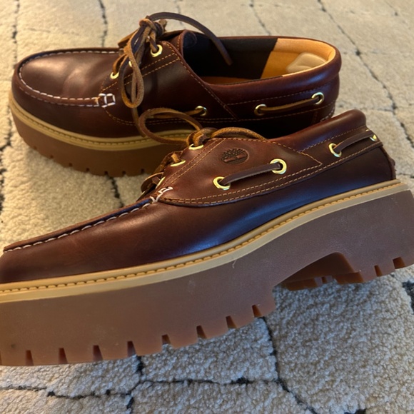 Women’s platform Timberland boat shoes - 8.5 - Picture 5 of 6